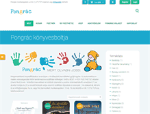 Tablet Screenshot of pongrac.hu